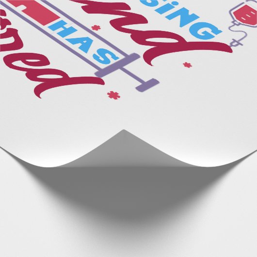 Een verpleegkundige legende is in ruste cadeaupapier (Hoek)