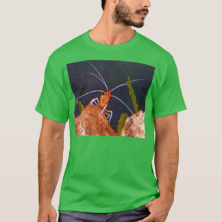 Een verrassend kijkend schaaldier t-shirt