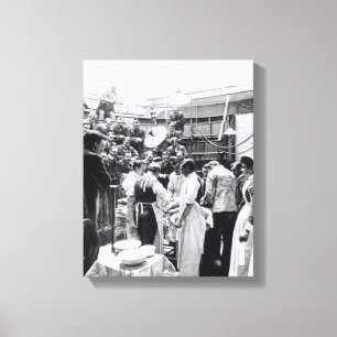 Een verrichting bij het Charing Kruisziekenhuis Canvas Afdruk