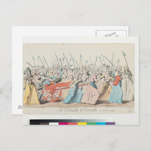 Een Versailles, een Versailles'' Briefkaart (Voorkant / Achterkant)