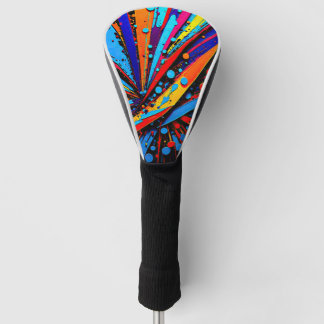 Een Versierde Golfclubhoes Golfheadcover