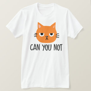 Een vervelende kat kan je niet schelen. t-shirt