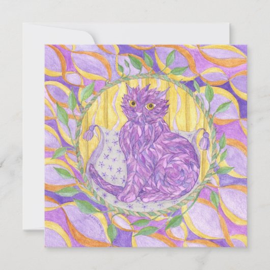 Een verwarmde kat (Voorkant)