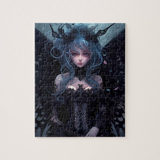 Een verwarring van vleugels Art vlinder fee Legpuzzel (Verticaal)