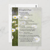 Een verzorger gebed - Briefkaart (Voorkant / Achterkant)