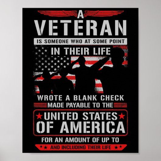 Een veteraan poster (Voorkant)