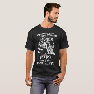 Een veteraan zijn is een eer, maar een Pop Pop is  T-shirt