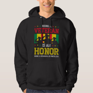 Een Veteraan zijn is een Honor die opa is Pri Hoodie