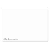 Een Victoriaans Kerstmis -  tafellezers Kaart (Achterkant)