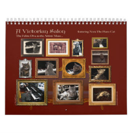 Een Victoriaans salonkalender met Nora Kalender