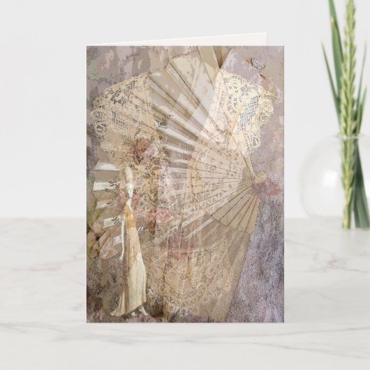 Een Victoriaans Wenskaart Kaart (Voorkant)