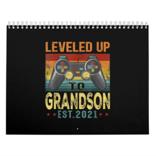 Een videogamer van maximaal Grandson 2021 Kalender
