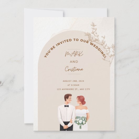 Een viering van liefde kaart (Voorkant)