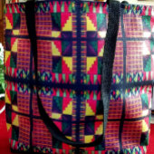 Een viering van mooie Afrikaanse kleuren Draagtas