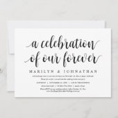 Een viering van onze eeuwenoude, weduwende opkomst kaart (Voorkant)