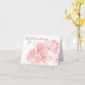 Een viering van U de Kaart van de Verjaardag (Gele Bloem)