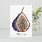 Een vijgenschilderij bedankkaart (Staand voorkant)