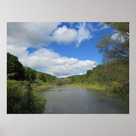 Een vijver poster (Voorkant)