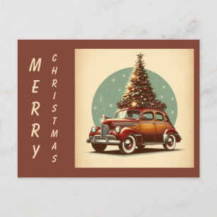 Een vintage kerstklassieker Holiday Briefkaart