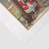 Een Vintage kerstserie design 13 Tissuepapier (Detail)