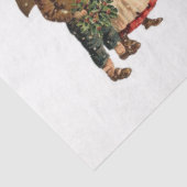 Een Vintage kerstserie Design 7 Tissuepapier (Detail)