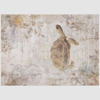 Een Vintage Turtle Design Serie #10 Tissuepapier