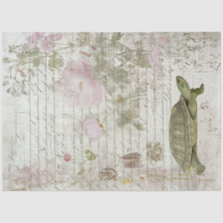 Een Vintage Turtle Design Serie #12 Tissuepapier
