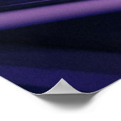 Een violet plafond met een crisishaard-dwarspatroo poster (Hoek)