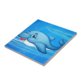 een vis tegeltje (Zijkant)