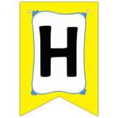 Eén vis twee vis - eerste verjaardag vlaggetjes (Tweede vlag)