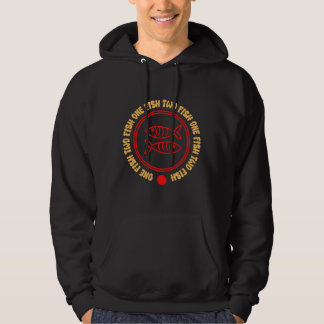 Een vis Twee vissen 882 Hoodie