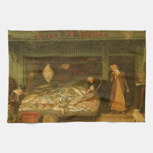 Een vishandelszaak van Frederick Walker Theedoek