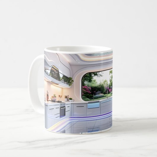 Een visie voorbij de tijd koffiemok (Voorkant links)