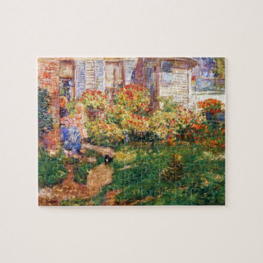 Een viskraan van Frederick Childe Hassam Legpuzzel (Horizontaal)