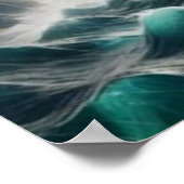 Een vissers kosmische vangst poster (Hoek)