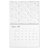 Een visueel aantrekkelijke opstelling van wit en g kalender (Feb 2026)