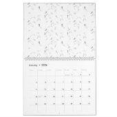 Een visueel aantrekkelijke opstelling van wit en g kalender (Jan 2026)