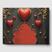 Een vleugje gotiek, hart en eeuwige verbondenheid. gastenboek (Achterkant)