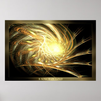 Een vleugje goud poster