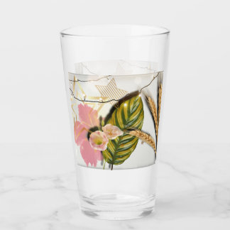 Een vleugje hibiscusbloem glas