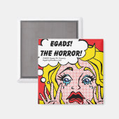 "Een vleugje Humor" Egads, de horror! Magneet (Voorkant / Achterkant)