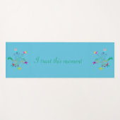 Een vleugje paradijs yogamat (Voorkant (horizontaal))