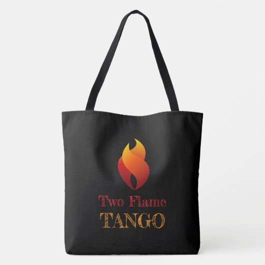 Een vleugje tango-Tas Draagtas (Achterkant)