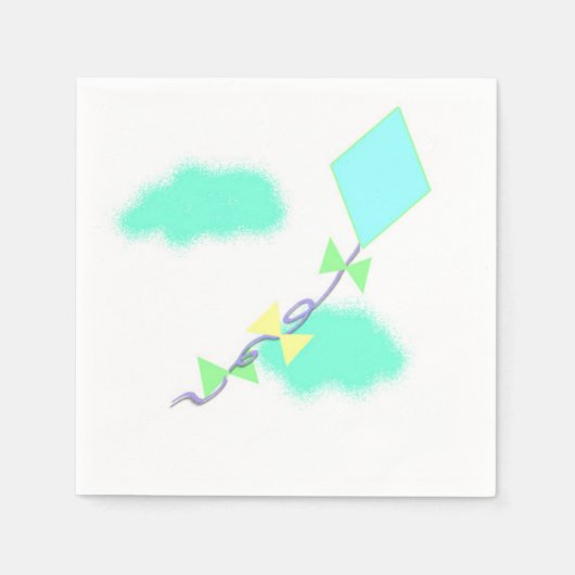 Een vlieger vliegen servetten (Voorkant)