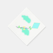 Een vlieger vliegen servetten (Hoek)