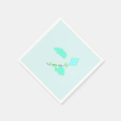 Een vlieger vliegen servetten (Hoek)