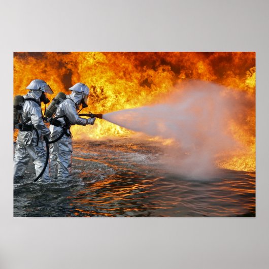 Een vliegtuig reddingsteams poster (Voorkant)