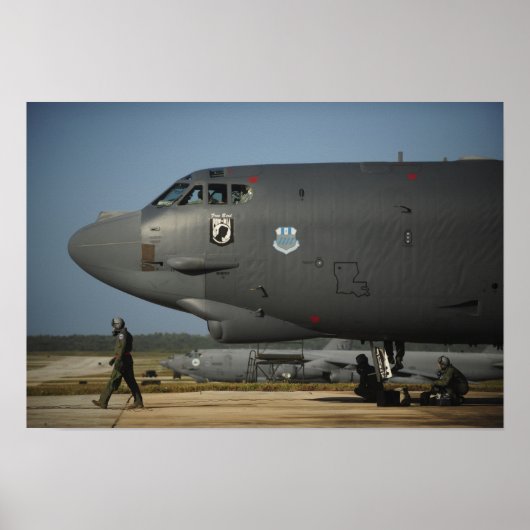 Een vliegtuigbemanning van de Amerikaanse luchtmac Poster (Voorkant)