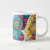 Een vlinder regenboogballet extra grote beker (Rechts)