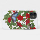 een vlinder schilderen Case-Mate iPhone case (Achterkant (horizontaal))